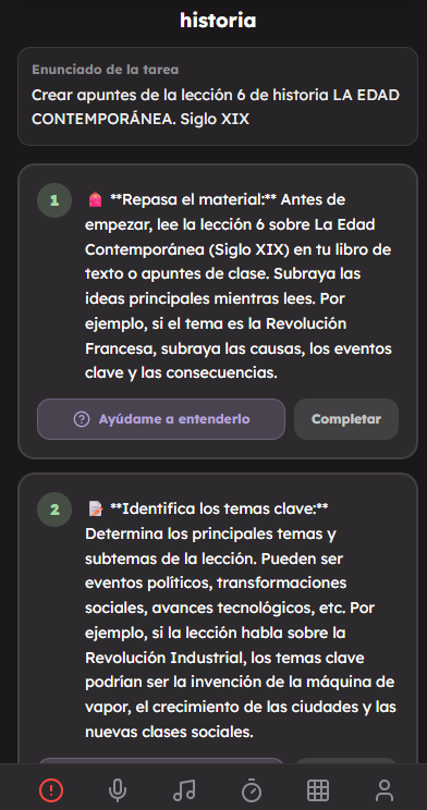 Descubrir contenidos y temas