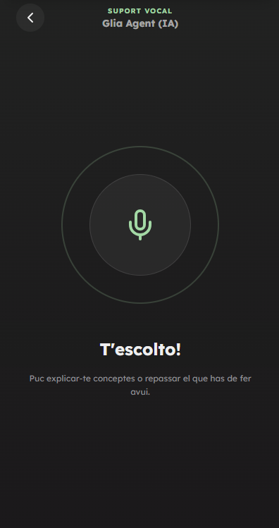 Soporte IA conversacional sobre las tareas, no da el resultado consigue que lo hagas tu